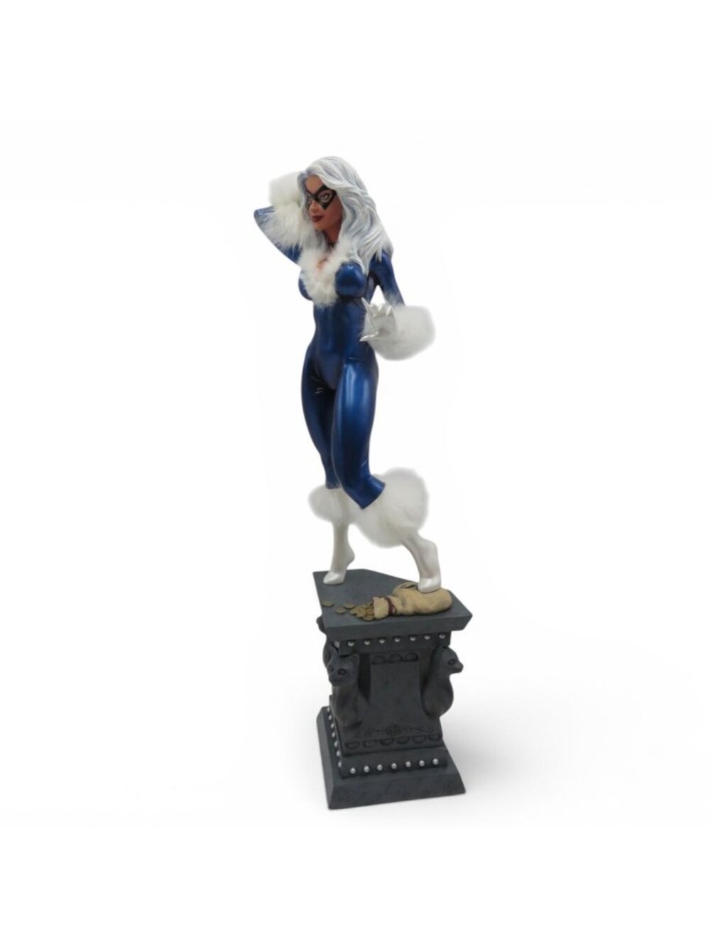 Marvel Retro Black Cat Statue Diamond Select 2004 15" Figurine 1087/3000 - Picture 10 of 16